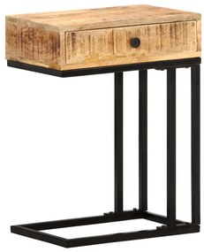 vidaXL Masă laterală formă U, 45 x 30 x 61 cm, lemn masiv de mango