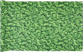 vidaXL Paravan de balcon cu aspect de plantă, verde, 600x90 cm, PVC