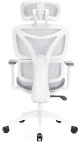 Scaun ergonomic de birou LEVANO gri/alb/negru