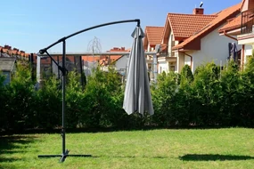 Umbrelă de gradină pliabilă 350cm Grey