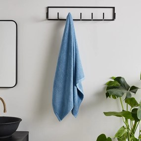 Prosop albastru din bumbac cu uscare rapidă 120x70 cm Quick Dry – Catherine Lansfield