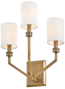 Hinkley HK-MOORE-WB3-HB - Aplica de perete MOORE 3xE14/40W/230V aurie