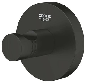 Cuier negru mat Grohe Essentials