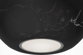 Lustra, Pendul minimalist sfera marmura neagra Texture