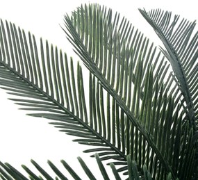 Planta artificiala palmier cycas cu ghiveci, verde, 125 cm 1, 125 cm