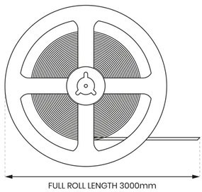 Bandă LED RGBW dimabilă pentru baie LED/7,5W/12V IP65 3m Wi-Fi Tuya