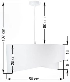 Lustră pe cablu GALAXY 1xE27/60W/230V