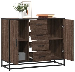 vidaXL Dulap, stejar maro, 92x35x76 cm, lemn prelucrat