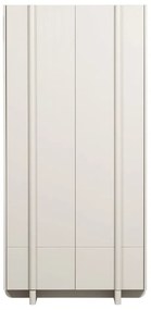 Dulap modular crem din lemn masiv de pin 101x210 cm Basu – WOOOD