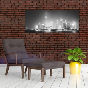 Tablou cu zgârăie nori moderene (120x50 cm)
