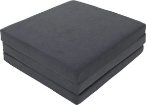 Saltea pliabilă, spumă, 65x180, gri, LEVI 65