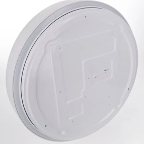 Brilagi - Plafonieră LED dimabilă WALDO, 48 W, 230 V, Ø 40 cm, alb/argintiu, cu telecomandă