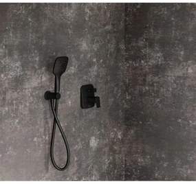 Ravak X070158 - Baterie de duș pentru montaj în perete FREE neagră