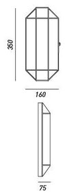 Aplica de perete design clasic finisaj polisat Il Rilegato 401.00.80