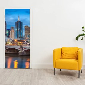 Fototapet pentru ușă - Orașul Melbourne (95x205cm)