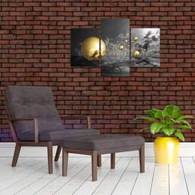 Tabloul bilelor în ocru (90x60 cm)