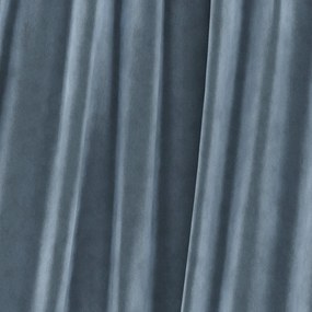 Pat boxspring albastru cu spațiu de depozitare 180x200 cm Bergamo – Maison de Rêve