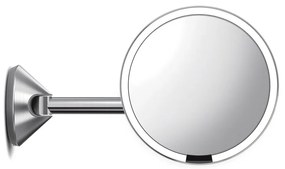 Oglindă de perete/cosmetică (5x) cu led/de mărire ø 20 cm Sensor – simplehuman