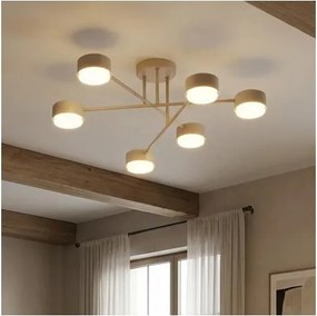 Brilagi - Lustră LED aplicată MONO 6xGX53/12W/230V bej