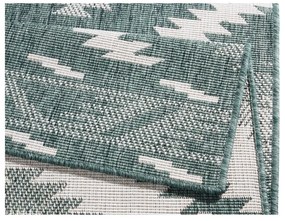 Covor adecvat pentru exterior NORTHRUGS Malibu, 250 x 80 cm, verde-crem