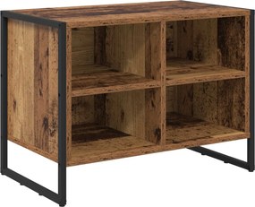 vidaXL Dulap pentru pantofi Lemn Vechi 60 x 35 x 44 cm Lemn compozit