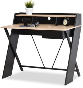 Masă PC Aspart (stejar + negru). 1109727