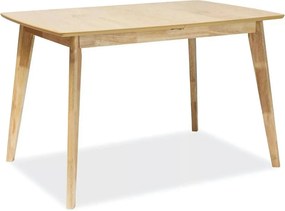 Masa extensibila BRANDO, stejar, 120/160x80x75 cm