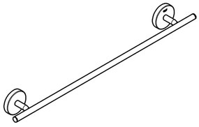 Suport pentru prosoape GROHE 41166000, 522 mm, crom lucios