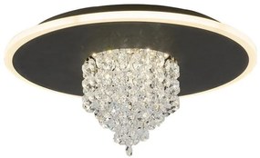 Plafoniera LED design elegant Deluge negru