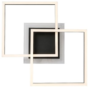 Plafoniera LED design geometric Ottavia 70cm