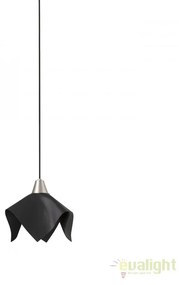 Pendul LED stil modern FAUNA negru 66234