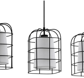 Eglo 43355 - Lustră pe cablu BITTAMS 3xE27/28W/230V