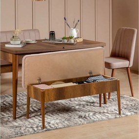 Bancă Vina Stone and Walnut