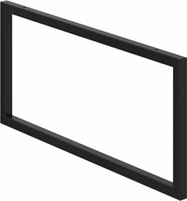 Set picioare mobilier negru mat Defra Modica 43 cm