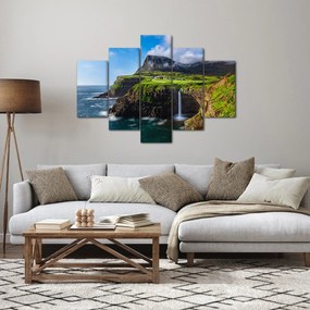 Tablou - Cascada Múlafossur (150x105 cm)