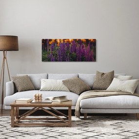 Tablou - Flori de lupin (120x50 cm)