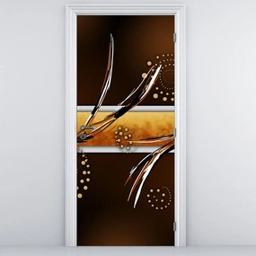 Fototapet pentru ușă - Fluturi abstract (95x205cm)