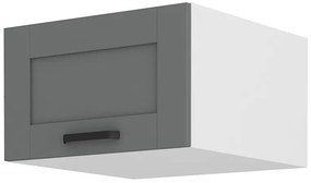 Dulap superior de bucătărie Lucid WH 60 NAGU 36 1 F (dustgrey + alb). 1045550