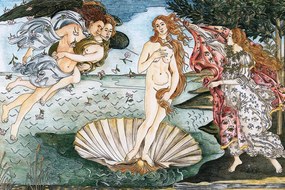 Tapet autoadeziv reproducere Nașterea lui Venus - Sandro Botticelli