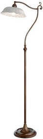 Lampadar, lampa de podea rustic fabricat manual Anita 061.53.OC