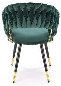 Scaun K551 velvet verde