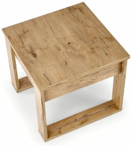 Masuta de cafea Nea patrata stejar wotan L60 cm