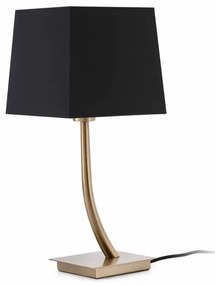 Veioza / Lampa de masa eleganta design clasic REM auriu/negru