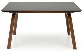 Masa de bucaterie Lozano, neagra/nuc