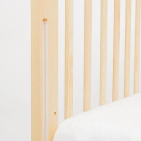 New Baby Pătuț pentru copii Lilly cu laturidetașabile și sertar, natural