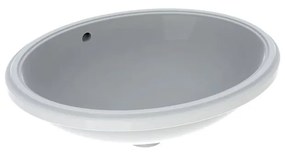 Lavoar sub blat Geberit Variform 56 cm fara orificiu baterie cu orificiu preaplin