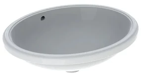 Lavoar sub blat Geberit Variform 56 cm fara orificiu baterie cu orificiu preaplin