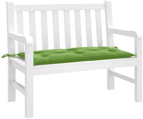 vidaXL Pernă bancă de grădină melanj verde, 100x50x7 cm, textil