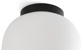 Plafoniera baie stil minimalist AMELIA negru, alb