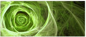 Tablou - Abstract Rose Green (120x50 cm)